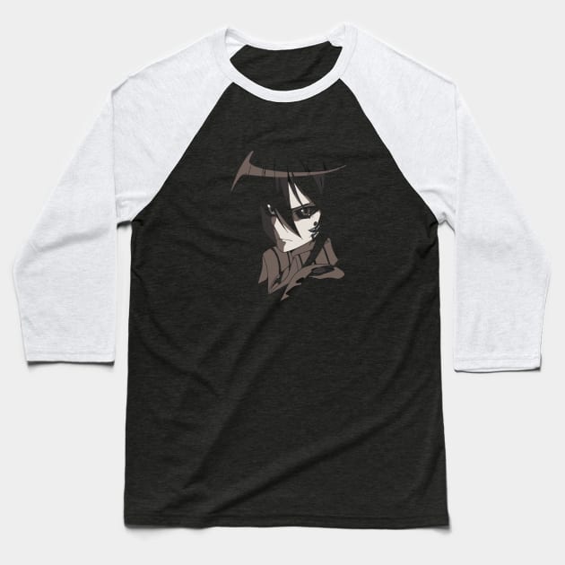 Akame Baseball T-Shirt by IamValkyrie